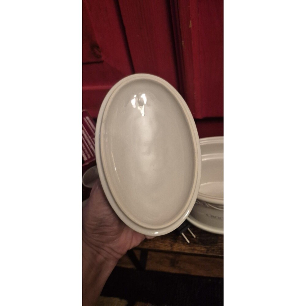 New Crock Pot Ceramic Gravy Boat Electric Gravy/Syrup Warmer SCCPVG000 2.25 cup - Picture 3 of 7